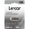 Lexar Chiavetta Usb 3.2 e Usb C Lexar Dual Da 32 64 128 GB Fino 100MB/s Pen Drive