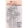 Woodware Jane Gill Clear Magic - Timbro Magico con Fiori Lunghi, Formato A6