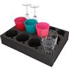 cartrend Portabicchieri e portabicchieri per roulotte, protegge da rotture e scossoni, 13 supporti, campeggio, accessori da campeggio, roulotte, camper, accessori per roulotte
