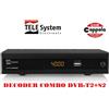TELE System DECODER COMBI DIGITALE TERRESTRE DVB-T2 + S2 SATELLITARE TELESYSTEM TS4000 ITA