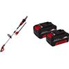 Einhell Utensile multifunzione a batteria GE-HC 18 Li T-Solo & Originale Twinpack Power X-Change (18 V, 2 pz. batterie da 4,0 Ah