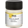 KREUL 78501 - Colorante acrilico intensivo per legno, barattolo da 50 ml in bianco, per legno naturale non trattato e carte naturali assorbenti, fluente - vernice liquida a base d'acqua