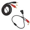 Vinciann Adattatore cavo AUX Ip-Bus a RCA+cavo RCA Jack 3.5mm per autoradio Pioneer 1.5m