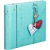 Hama Jumbo Rustico Album Foto, 30 x 30 cm, 100 Pagine o 400 Foto, Turchese