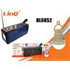 Altoparlante Cassa Speaker Bluetooth Solare Torcia + Lampadina Led Bl6852 linq