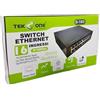 TeKone S-165 Switch 16 Porte Rj45 Lan Ethernet Cavo Di Rete 10/100 M hsb