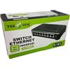 TeKone S-161 Switch 8 Porte Rj45 Lan Ethernet Cavo Di Rete 10/100 M hsb