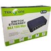 TeKone S-505 Switch 5 Porte Rj45 Lan Ethernet Cavo Di Rete 10/100/1000M hsb
