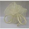 PuntoCasaStore® 10 pz sacchetto porta confetti bomboniera organza con tiranti avorio ETM-C0870-
