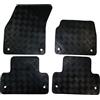 Covprotec Set di tappetini per auto in gomma compatibile/di ricambio per Renault Espace (MK 4) (anni 2003-2011) Tappetini su misura, resistenti, impermeabili, antiscivolo