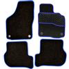 Sakura WW8164BU - Tappetino in Moquette, Finiture Blu