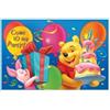 DECORATA PARTY 6 INVITI BIGLIETTI WINNIE THE POOH festa compleanno inviti assegno bimbi