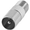 uxcell Adattatore antenna TV satellitare RF coassiale F Femmina a PAL Maschio 9.5mm 2pz