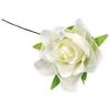 PuntoCasaStore® 12 pz fiori artificiali | fiore rosellina sfumata panna 4 cm bomboniera segnapos