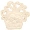 PuntoCasaStore® 12 pz gessetto albero della vita sacra famiglia bianco gesso 4,3 cm bomboniera n