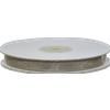 PuntoCasaStore® Nastro in organza 6 mm rotolo da 50 metri fango ETM-E0619-1