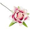 PuntoCasaStore® 12 pz fiori artificiali | fiore rosellina sfumata fuxia 4 cm bomboniera segnapos