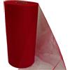PuntoCasaStore® Tulle larghezza 25 cm bobina rotolo da 100 metri | rosso FCA-CK251RSS-1