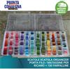 SCATOLE SCATOLA ORGANIZER PORTA FILO / MATASSINE PER RICAMO + 100 FARFALLINE R