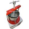 gregoriostore1 TORCHIETTO PREMITUTTO MAXI CON CESTELLO IN ACCIAIO INOX CAPACITA' LT. 5,5