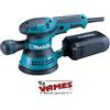 Makita LEVIGATRICE ORBITALE MAKITA BASE TONDA VELCRATA MOD. BO5041K - CON CASSETTA