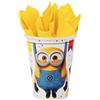 Disney 8 BICCHIERI CARTA MINIONS minion 🎁