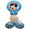bws KIT COLONNA PALLONCINI TOPOLINO CELESTE 85 CM 🎊