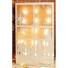 PuntoCasaStore® Quadro in legno con led paesaggio 34xh.54 cm decorazione idea regalo natale CLA