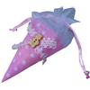 PuntoCasaStore® 10 pz cono con applicazione orsetto 5x14 cm rosa bomboniera portaconfetti