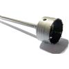 gregoriostore1 FRESA A TAZZA MM 120 CAROTATRICE CON ASTA SDS PLUS 350 MM CEMENTO MURO MATTONI