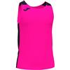 Joma Joma102222.031.L Canotta Record II Rosa Fluo Nero
