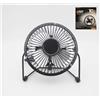 MINI VENTILATORE USB PC NOTEBOOK MINI INCLINABILE PALETTE IN METALLO NERO NEW