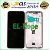 PER XIAOMI DISPLAY TOUCH + FRAME PER XIAOMI REDMI NOTE 9 PRO /9 PRO MAX / 9S M2003J6 SILVER