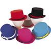 amscan Cappello Zylinder in Feltro, per Adulti, Colori Assortiti