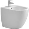 KARAG Bidet A Terra Filo Parete Bianco In Ceramica Line Karag