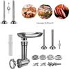 Resistente a base di Carne Grinder Attaccamento Affettatrice Asta