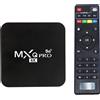 TV BOX DECODER SMART INTERNET WIFI MXQ PRO 8K RAM 8GB ROM 64GB ULTRA HD ANDROID