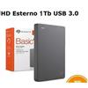 Seagate Hard Disk Esterno Seagate Basic STJL1000400 2,5 USB 3.0 1TB 1000GB HD Ext