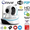 TELECAMERA IP CAMERA HD 720P WIRELESS LED IR LAN MOTORIZZATA WIFI RETE INTERNET