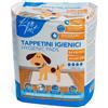 Leopet Tappetini assorbenti per cani 60x60 traverse traversine cuccioli adesive - 50 pz