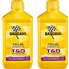 Bardahl 2 Litri Bardahl Bardhal T&D 75W90 Olio Trasmissione Cambio Differenziale GL4 GL5
