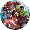 DECORATA PARTY 8 PIATTI CARTA AVENGERS 20 CM CELESTE 🎁