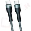 aglow.it Cavo Usb C PD 60W 1.2m per XIAOMI OPPO Huawei OnePlus VIVO Note ricarica rapida