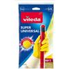Vileda Guanti vileda taglia L 10 paia extra universal resistenti gialli comodi cucina