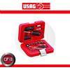 USAG 601 1/4J34 SET CHIAVI BUSSOLA BUSSOLOTTI ESAGONALI + CRICCHETTO INSERTI BIT
