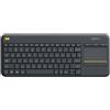 Logitech Tastiera Wireless Logitech K400 Plus con Touchpad per Tv Pc Android Pad