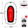 Intex Canotto Gonfiabile Gommone Intex Explorer Pro Mod 50 - 100 - 200 da 137 a 196 cm