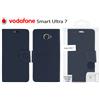 Newtop Custodia Libretto Flip Cover Chiusura Magnetica Vodafone Smart Ultra 7 Blu