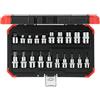 Gedore Red Juego de llaves de vasos 1/2 TX, 20 piezas