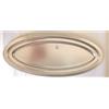 Mepra Vassoio Portata Ovale Pesce satinato,effetto Vintage,Mepra 56 x 25 cm,acciaio
